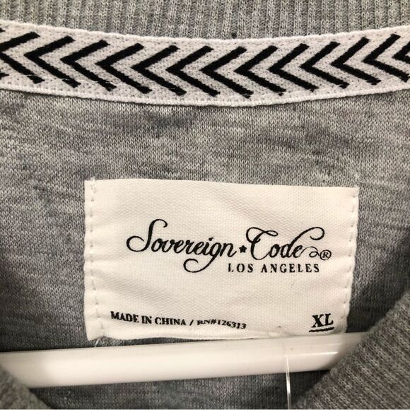 Sovereign Code NWT Men's Heather Grey Button Down Jacket XL - Picture 5 of 9